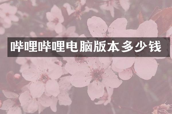 哔哩哔哩电脑版本多少钱