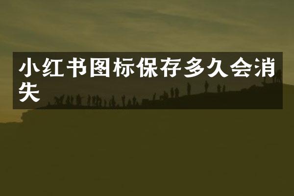 小红书图标保存多久会消失