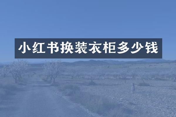 小红书换装衣柜多少钱