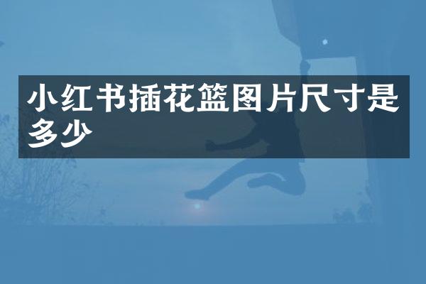 小红书插花篮图片尺寸是多少