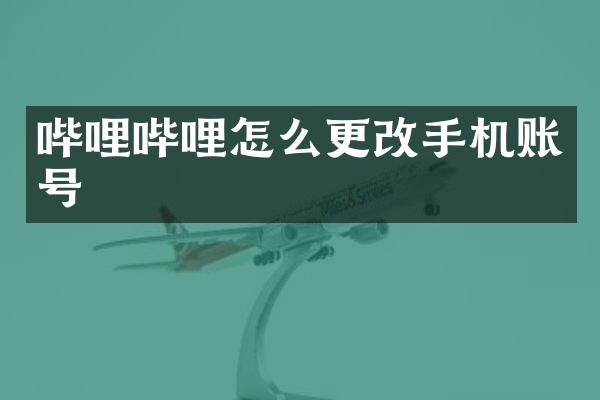哔哩哔哩怎么更账号