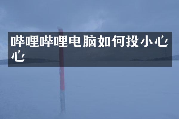 哔哩哔哩电脑如何投小心心