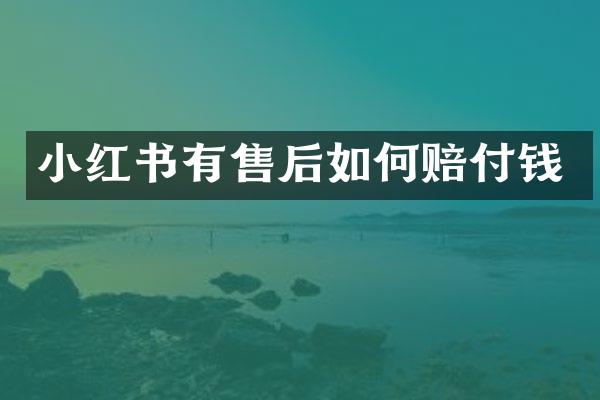 小红书有售后如何赔付钱