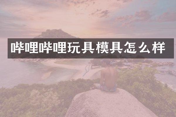 哔哩哔哩玩具模具怎么样