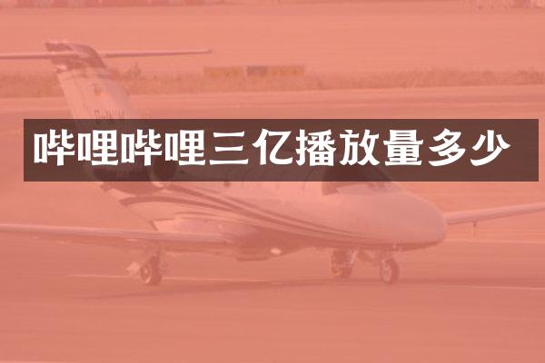 哔哩哔哩三亿播放量多少