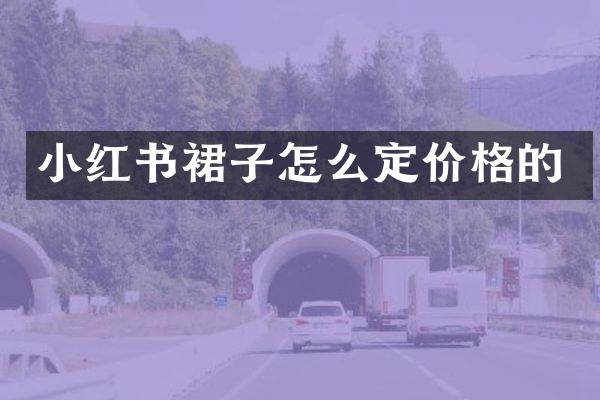 小红书裙子怎么定价格的