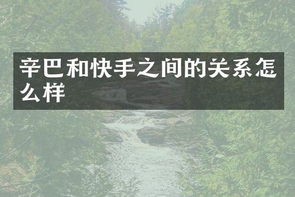辛巴和快手之间的关系怎么样