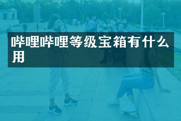 哔哩哔哩等级宝箱有什么用
