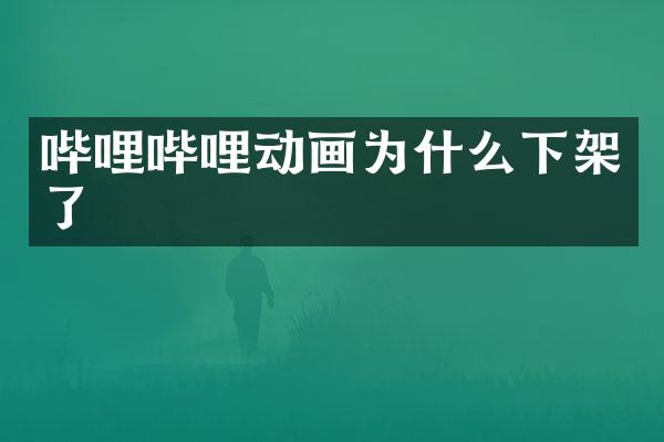 哔哩哔哩动画为什么下架了