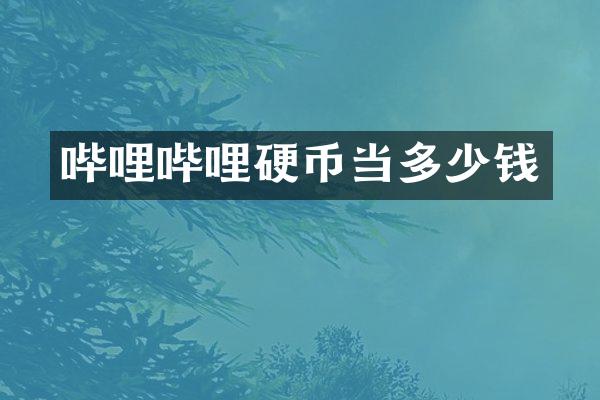 哔哩哔哩硬币当多少钱