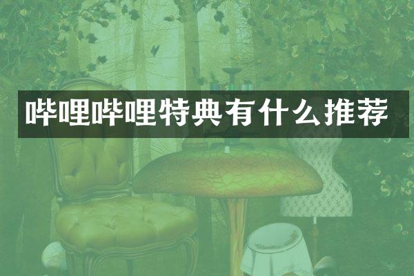 哔哩哔哩特典有什么推荐