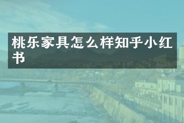 桃乐家具怎么样知乎小红书