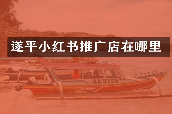 遂平小红书推广店在哪里