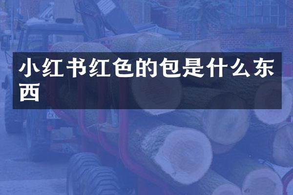 小红书红色的包是什么东西