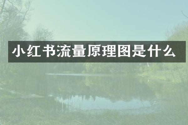 小红书流量原理图是什么