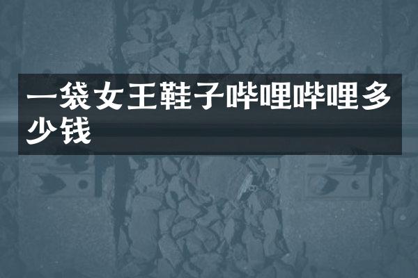 一袋女王鞋子哔哩哔哩多少钱