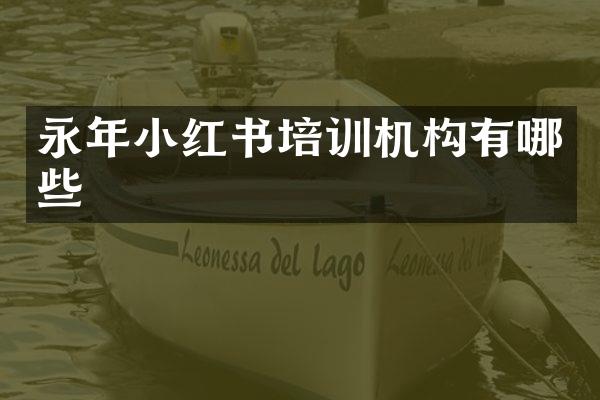 永年小红书培训机构有哪些