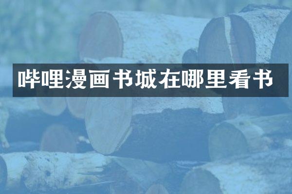 哔哩漫画书城在哪里看书