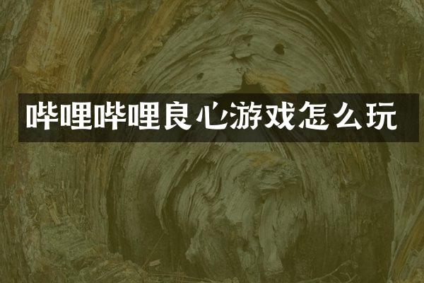 哔哩哔哩良心游戏怎么玩