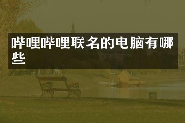 哔哩哔哩联名的电脑有哪些