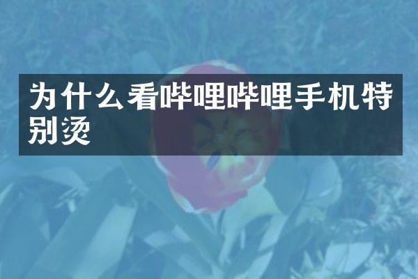 为什么看哔哩哔哩手机特别烫