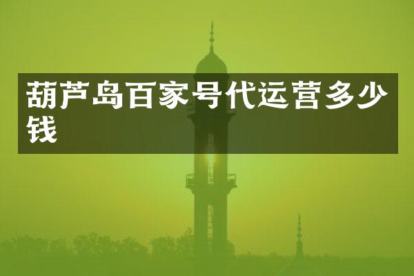 葫芦岛百家号多少钱
