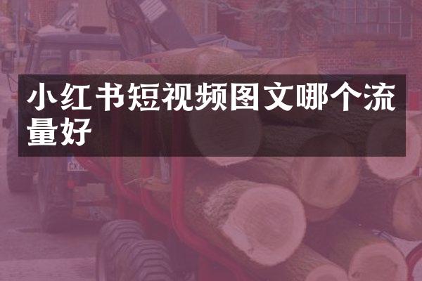 小红书短视频图文哪个流量好