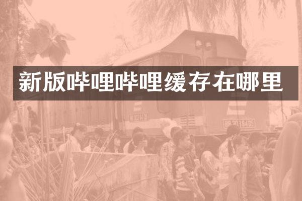 新版哔哩哔哩缓存在哪里