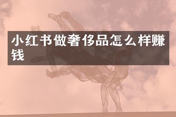 小红书做奢侈品怎么样赚钱