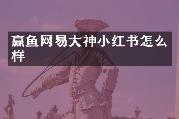 赢鱼网易大神小红书怎么样