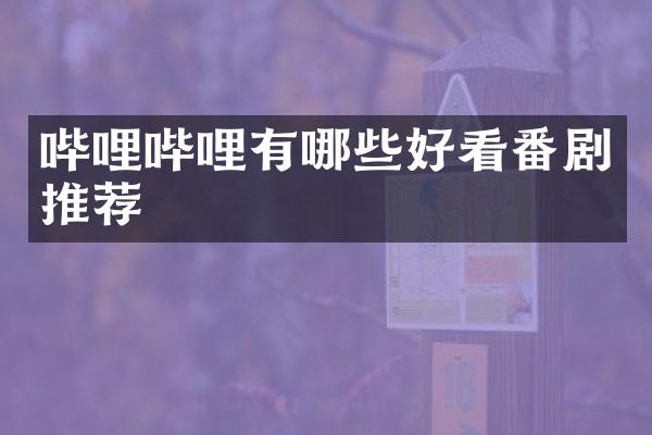 哔哩哔哩有哪些好看番剧推荐