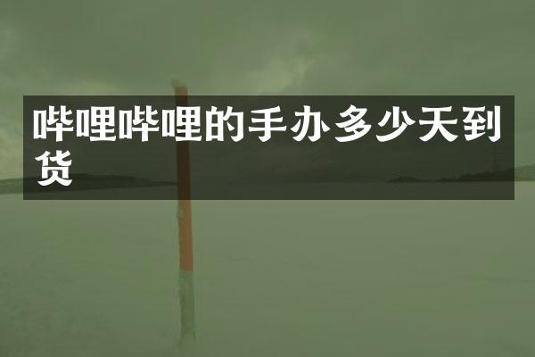哔哩哔哩的手办多少天到货