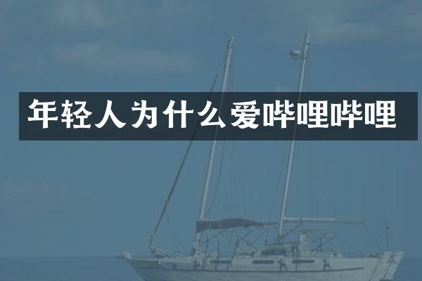 年轻人为什么爱哔哩哔哩