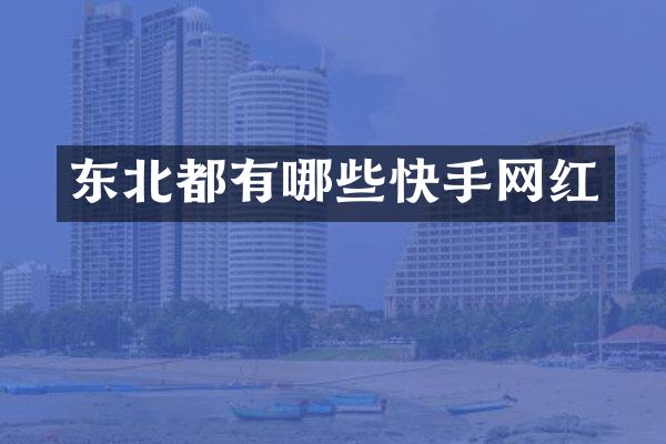 东北都有哪些快手网红