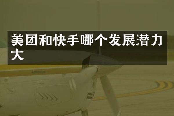 美团和快手哪个发展潜力大