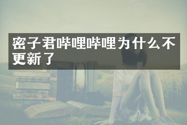 密子君哔哩哔哩为什么不更新了