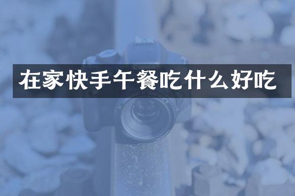 在家快手午餐吃什么好吃
