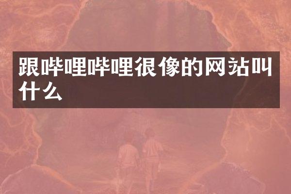 跟哔哩哔哩很像的网站叫什么
