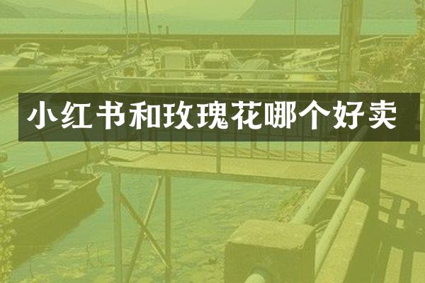 小红书和玫瑰花哪个好卖