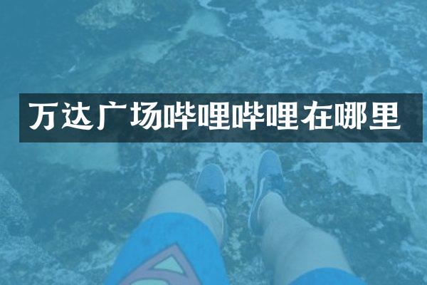 万达广场哔哩哔哩在哪里