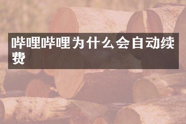 哔哩哔哩为什么会自动续费