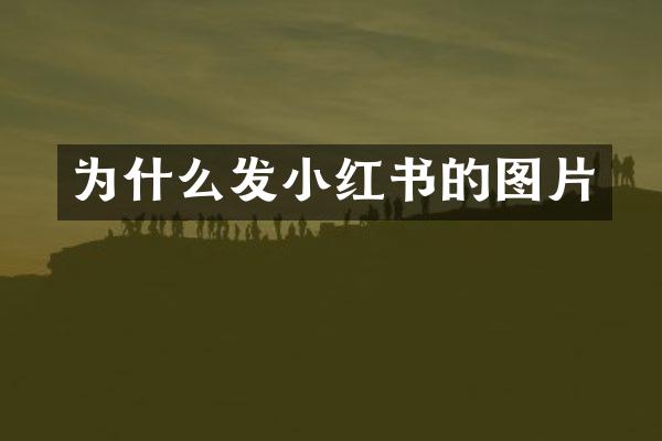 为什么发小红书的图片