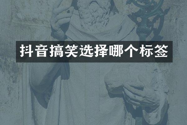 抖音搞笑选择哪个标签