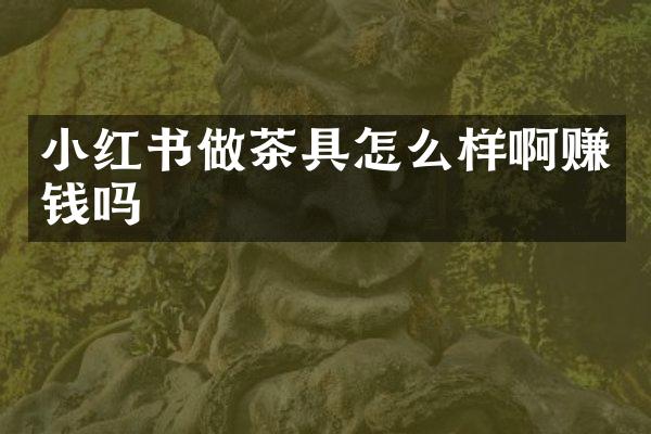 小红书做茶具怎么样啊赚钱吗