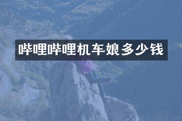 哔哩哔哩机车娘多少钱