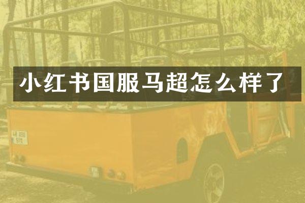小红书国服马超怎么样了