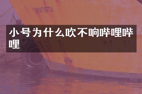 小号为什么吹不响哔哩哔哩