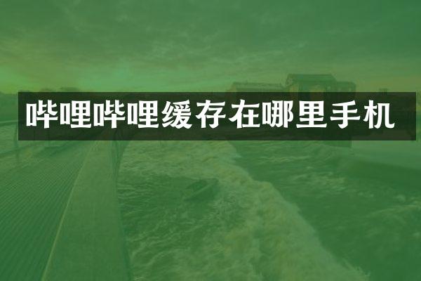 哔哩哔哩缓存在哪里手机