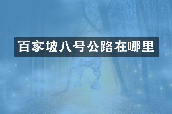 百家坡八号公路在哪里
