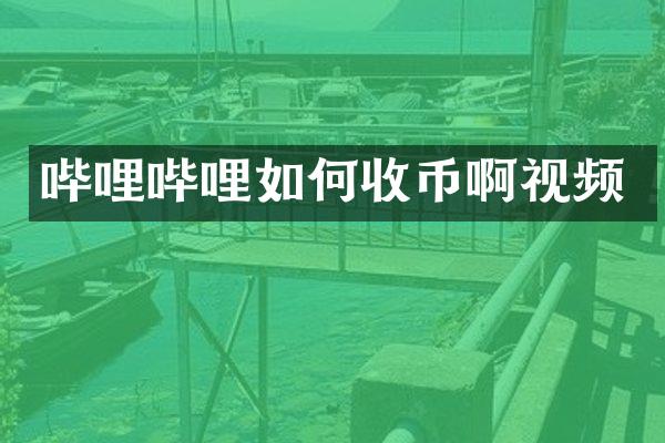 哔哩哔哩如何收币啊视频